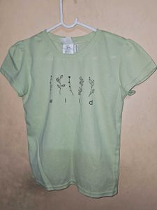 Cute Green Graphic Tee