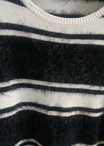 Negotiable : Striped Knit Pullover Sweater
