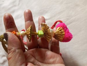 Rakhi, With 5 Lumba Rakhi
