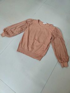 Blush Balloon Sleeve Top