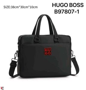 HUGO BOSS LAPTOP BAG WITH BROAD BELT*