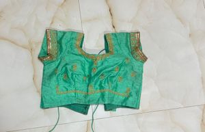 Mint &amp; Gold Embroidered Lehenga Choli