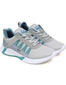 Stylish Gray & Teal Running Shoes