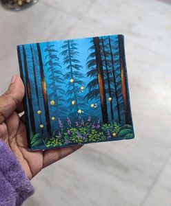 Mini Enchanted Forest Painting
