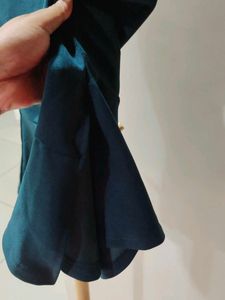 Green Ruffled Skirt