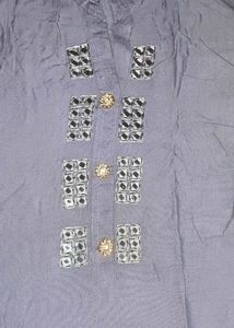 Elegant Grey Kurta