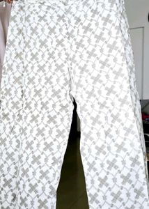 Libas Women Pure Cotton Kurta Palazzo Set