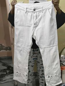 White Jeans - Unique Design