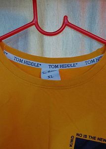 TOM HIDDLE - Orange T-shirt regular fit XL