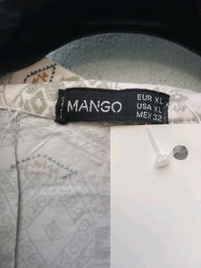 New With Tag Mango Korean Art Baggy Shirt