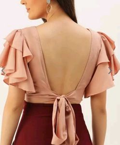 Nude Crop Top