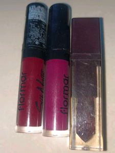 3 Flormar Liquid Lipstick.