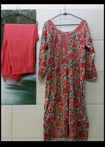 Floral Print Kurta Set