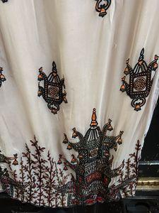 Embroidered Pink Kurti With Embroidery