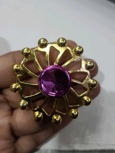 Fidget Spinner - Gold and Purple