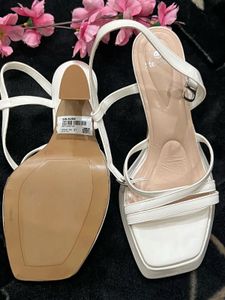 Stelatoes White Platform Sandals