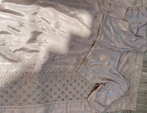 Nov Sale 🔥30yrs Old  Embroidered Saree W Blouse