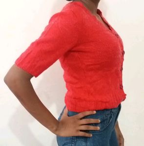 🔴Woolen Crop Top Sweate🔴