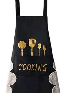 Stylish Black Cooking Apron