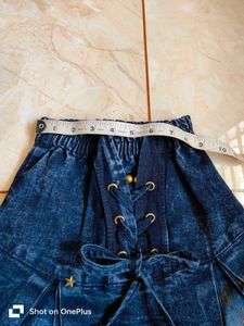 Cute Denim Skirt For Kids 🫐🩷🩵✨