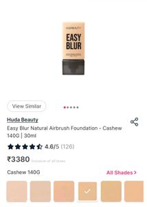 Huda Beauty Blur Foundation