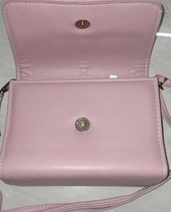 pink fancy sling bag