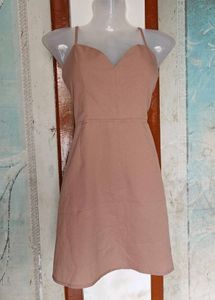 Peach Mini Dress