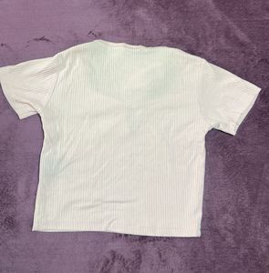 Cute Pink Tie-Front Crop Top