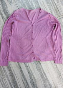 Lilac Knit Cardigan