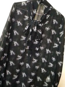 Black Soft Net Tunic