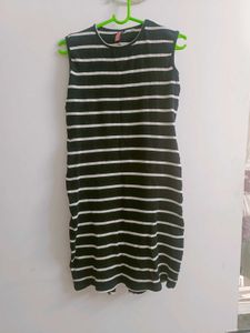 Striped Sleeveless Dress