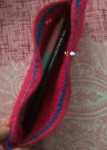 Handmade Crochet Pencil Case