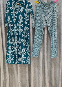 Beautiful Cotton Kurta Pant Set