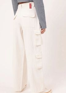 White Cargo Pants