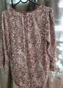 Paisley Print Blouse
