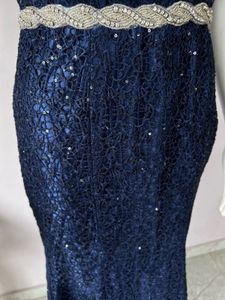 Blue Sparkling Gown