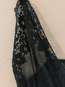Black Lace Slip