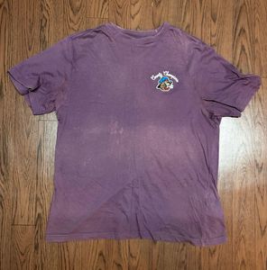 Purple Graphic Print Tee