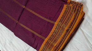 Purple Gold Saree