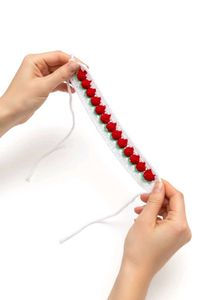 Crochet Tulip Flower headband