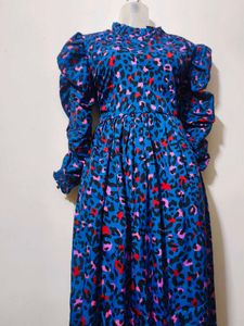 Stylish Animal Print Maxi Dress