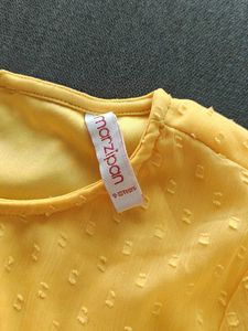 Yellow Swiss Girl Top
