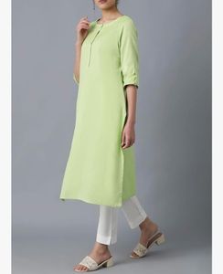 Lime Green Kurta Top