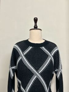 Patterned Knit Sweater