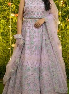 Lehenga 💜🔥 Lavender Crop top lahanga
