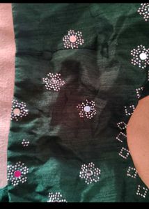 Festive Collection Real Mirror Work Ombre Saree