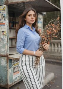 Stripe Ease Pants 🤍 Work. Date. Wow! ✨ Now!!🔥