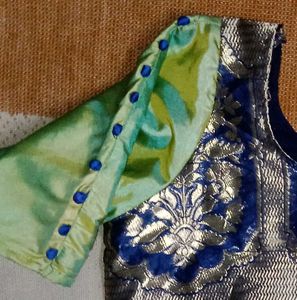 Green &amp; Gold Handmade Dress