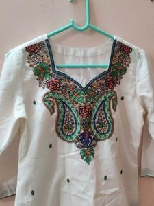 Elegant Embroidered Kurta