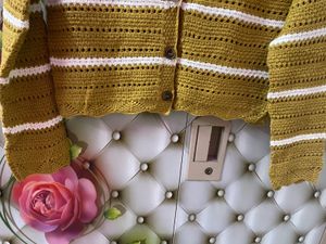 Striped Knit Cardigan